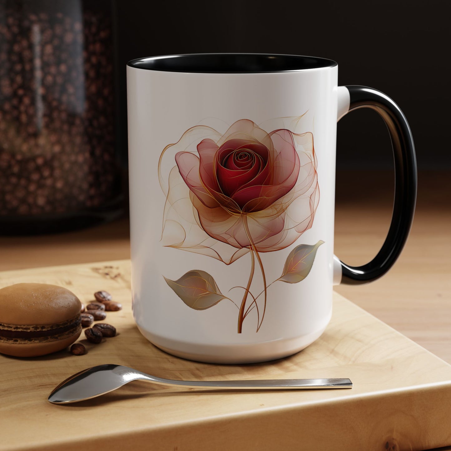 Elegant Ethereal RoseCoffee/Tea Cup (15oz)