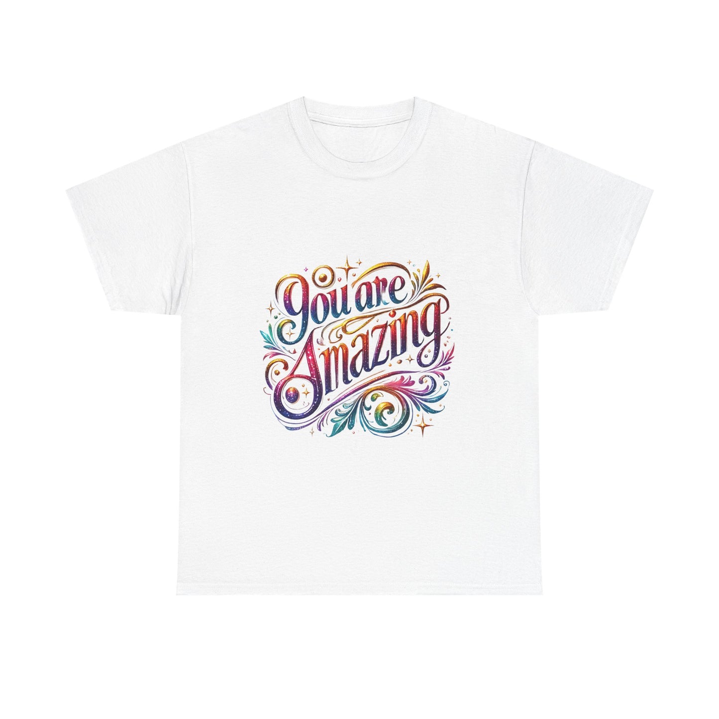 You Are Amazing T-Shirt — Colorful Inspirational Graphic Tee